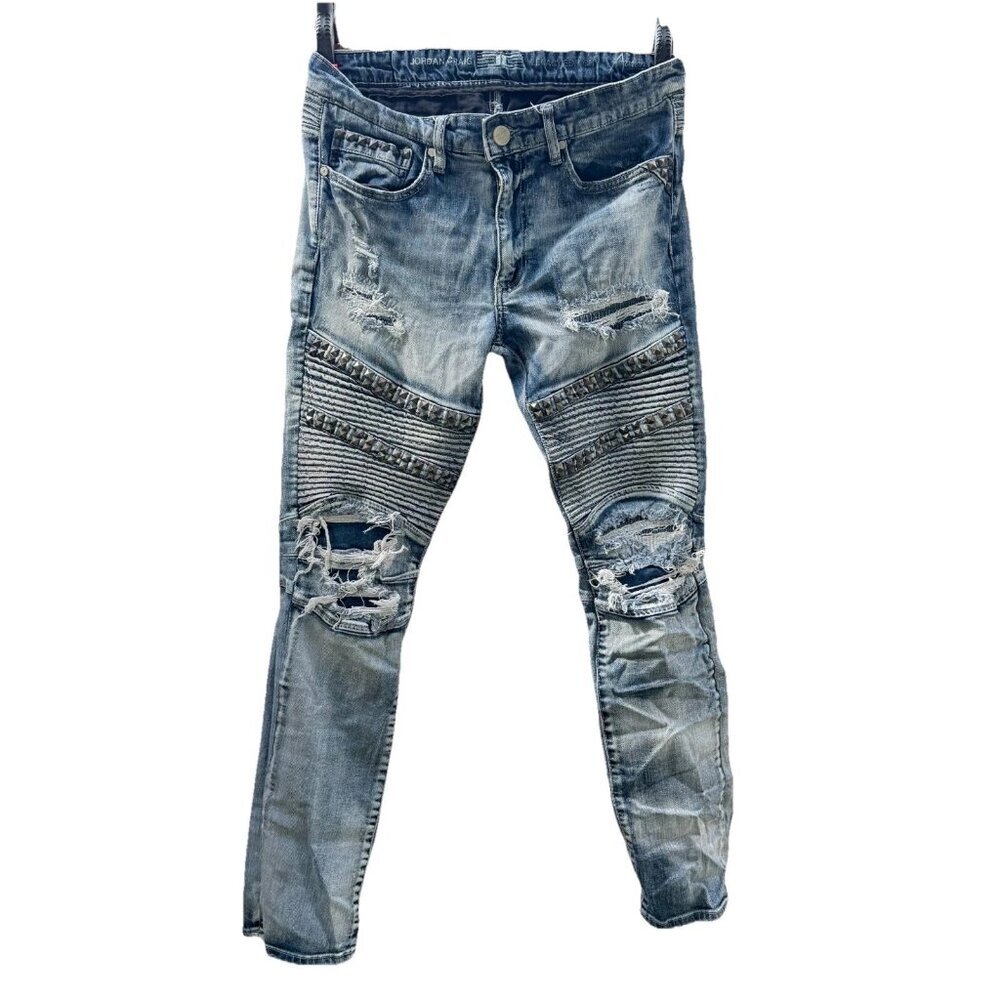 Jordan Craig‎ Legacy Edition Denim Jeans Distressed SZ *32/32 Aaron Style Frayed